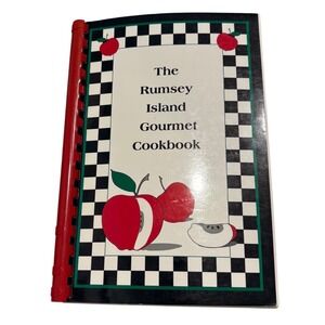 Vintage 1998 Rumsey Island Gourmet Cookbook Spiral Bound Community Recipes